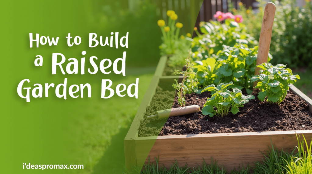 a planter box with plants in it