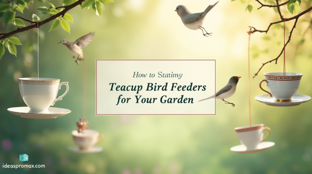 How to Create Charming Teacup Bird Feeders for Your Garden